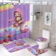 thumbnail image 1 of Juego de Cortina de Baño Desmarcar Arcoíris Rubí 4 Piezas, 1 of 6