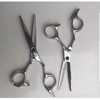 Genérico - Kit Tijeras Esculpidora + Filo Navaja + Estuche Regalo