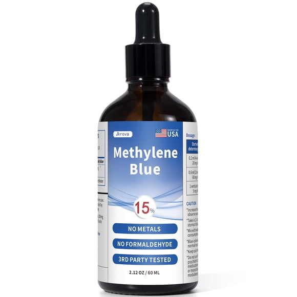 Azul de Metileno Jkrova 15% Grado Farmacéutico 60 ml