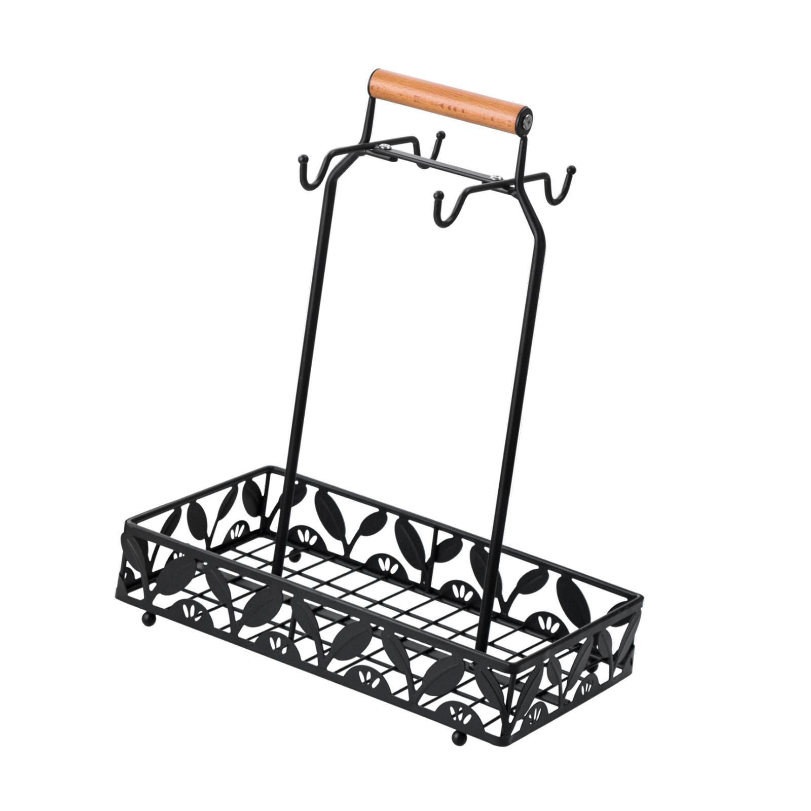 Bothyi - Soporte Para Tazas De Café, Estante De Metal Para Mesa, Barra De Café, Gabinete