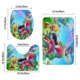 thumbnail image 3 of Trolls Juego de 3 alfombras de baño de coral fleece: tapete de baño + alfombra de inodoro en forma de U + funda de tapa de inodoro en forma de O, 3 of 6