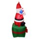 thumbnail image 4 of Papá Noel Inflable De 5.9 Pies En Caja De Regalo LED Incorporado Para Patio Al Aire Libre, 4 of 5