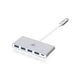 thumbnail image 4 of Hub USB-C a USB-A de 4 puertos IOGEAR con paso de 60 W a 5 Gbps, 4 of 5