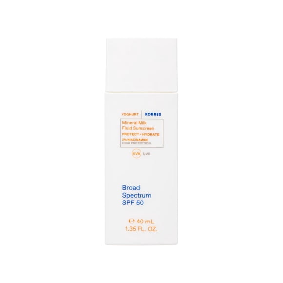 Protector Solar KORRES Leche Mineral Fluida SPF 50 40 ml