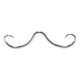 thumbnail image 1 of Anillo De Nariz Con Bigote Anillo Único Para Tabique De Bigote Para Boda Fiesta Aniversario Color Acero, 1 of 5