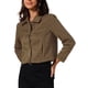thumbnail image 4 of Chaqueta Corta con Botones y Cuello de Piel Sintética de Manga Larga Vintage para Mujer INSPIRE CHIC M Marrón, 4 of 6