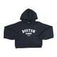 thumbnail image 1 of Poleron Niña Teen Crop Patch Sporty Negro Corona, 1 of 5