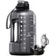 thumbnail image 1 of Botella de agua AQUAFIT de 1 galón con marcador de tiempo sin BPA, gris, 1 of 8
