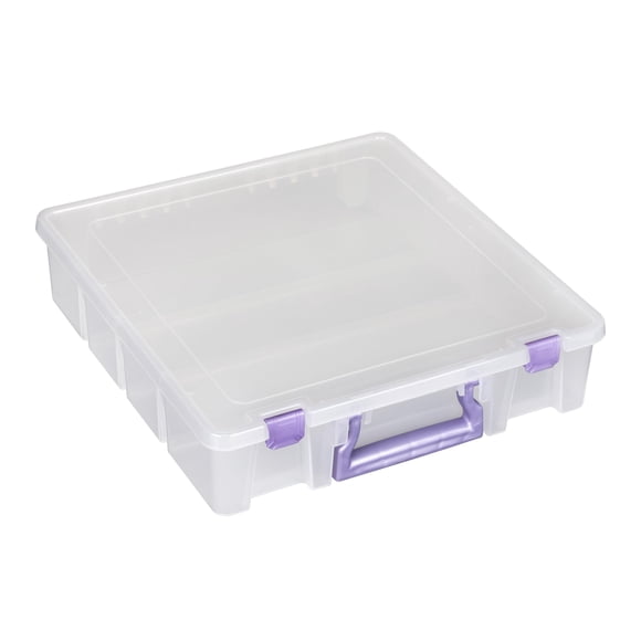 ArtBin Essentials 12 x 12 Caja de Manualidades de Un Compartimento, Transparente