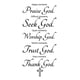 thumbnail image 1 of Decomural Happy Moments Praise God Religious WS-42943, 1 of 2