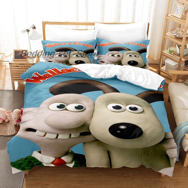 Kawaii Gromit Bedding Set Bed Set Aldult Kid Bedroom Duvetcover Sets PrintBed Sheet Set
