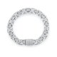 thumbnail image 1 of Pulsera de Moissanita de 11 Mm de Ancho para Hombre Pulseras de Plata Esterlina S925 Cadena Color D Claridad VVS1 Pulsera de Diamante para Hombre Eslabón 6-7.5 Pulgadas, 1 of 8