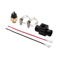 Magideal - Interruptor De Temperatura Del Termostato Del Ventilador Para Motocicleta Multifunción De Fácil Instalación 125-450 Para Piezas De Automóviles Y Camio Negro