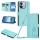 thumbnail image 1 of Funda Cartera Trébol para Xiaomi Redmi Note 17 Pro 5G con Ranuras Tarjetas y Carga Inalámbrica Verde menta, 1 of 6