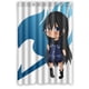 thumbnail image 1 of Cortina de ducha con el logotipo de Fairy Tail, diseño de anime, con ganchos, tamaño 48 x 72 pulgadas, 1 of 3