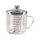 thumbnail image 4 of Taza Medidora de Vidrio con Jarra Medidora con Tapa, Taza a Escala de Vidrio de Borosilicato Resistente Al Calor con Asa para Líquido, Café Y Leche 350ml, 4 of 5