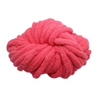 Magideal - Hilo Grueso De Chenilla, Hilo Súper Voluminoso, Hilo Grueso Lavable, Fibras Acrílicas Para Cama, Brazo De Ganchillo, Cojín Para Sofá Tejido Rojo