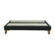 thumbnail image 4 of Base Dividida Cama Europea King 200x180 CM Gris Oscuro Felpa, 4 of 4