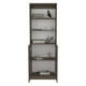 thumbnail image 3 of Biblioteca Estante 2 Puertas 4 Repisas Café Oscuro Y Blanco, 3 of 8
