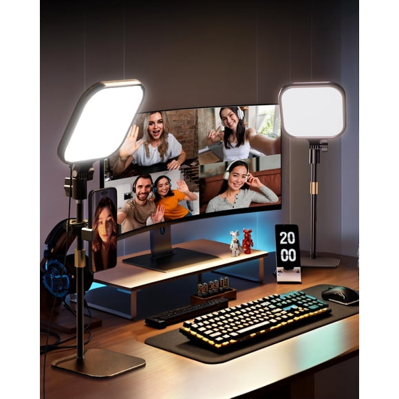 Zoom Lighting uBeeSize para videoconferencia por ordenador, paquete de 2