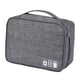 thumbnail image 3 of Estuche Organizador De Cables Electrónicos De Viaje Bolsa De Gadgets Cable De Disco Estuche De Almacenamiento USB Gris, 3 of 5