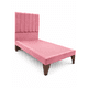 thumbnail image 3 of Cama Plaza y Media Turin Rosado Respaldo + Base + Colchon Mery Desing, 3 of 8
