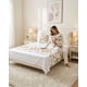 thumbnail image 1 of Piecera de Cama Texturizada con Bordado Botanico, 1 of 7