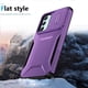 thumbnail image 4 of Funda Resistente para Samsung Galaxy A55 5G con Tapa Deslizante y Protección Militar Morado, 4 of 6