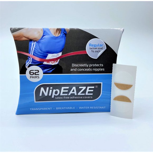 Prevención de rozaduras en los pezones NiPeaze, paquete de 4 unidades, 62 pares