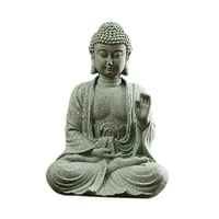 Magideal - Estatua De Buda De Piedra Arenisca, Adorno Decorativo Budista, Figuras De Yoga Orientales Rústicas Para Decoración Del Hogar, Porche, Escritorio, Mesa , Tipo A-02, Múltiples Tamaños