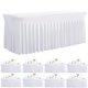 thumbnail image 1 of Mantel Outpain 183 cm Blanco Pack de 8 Antideslizante y Sin Arrugas, 1 of 9