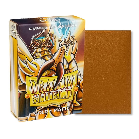 Protectores Dragon Shield 60 Japanese - Matte Gold