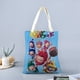 thumbnail image 2 of oddbods Bolso de tela con estampado de lienzo para mujer, bolsa de compras reutilizable y estética, con cremallera interior, regalo para mujer,40*45cm., 2 of 6