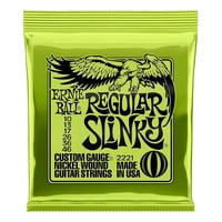 Set Cuerdas Guitarra Eléctrica 010 Ernie Ball 2221 Regular