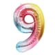 thumbnail image 1 of Globo digital arcoíris colorido para decoración de fiestas de cumpleaños, globo digital de helio de aluminio, 1 of 5