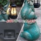 thumbnail image 4 of Estatua de jardín JOYBEE Elefante con farol solar para exterior, 4 of 9