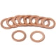 thumbnail image 1 of Juntas de tapón de drenaje de aceite de cobre de 14 mm, compatibles con Mercedes (n.° de pieza: 007603-014106) (paquete de 10), 1 of 7