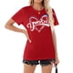 thumbnail image 2 of Camiseta Talovee Baseball para mujer para el día del partido, roja, talla XL, 2 of 5