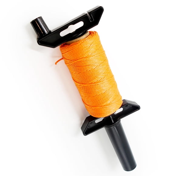 Carrete de hilo para albañilería GOLDEN COCK 120 m, resistente, color naranja