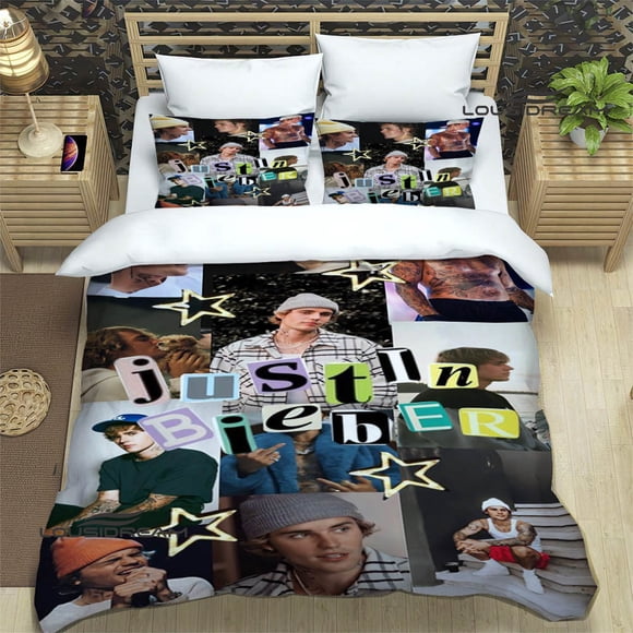 Justin Bieber printed Bedding Sets, Bed Sheets