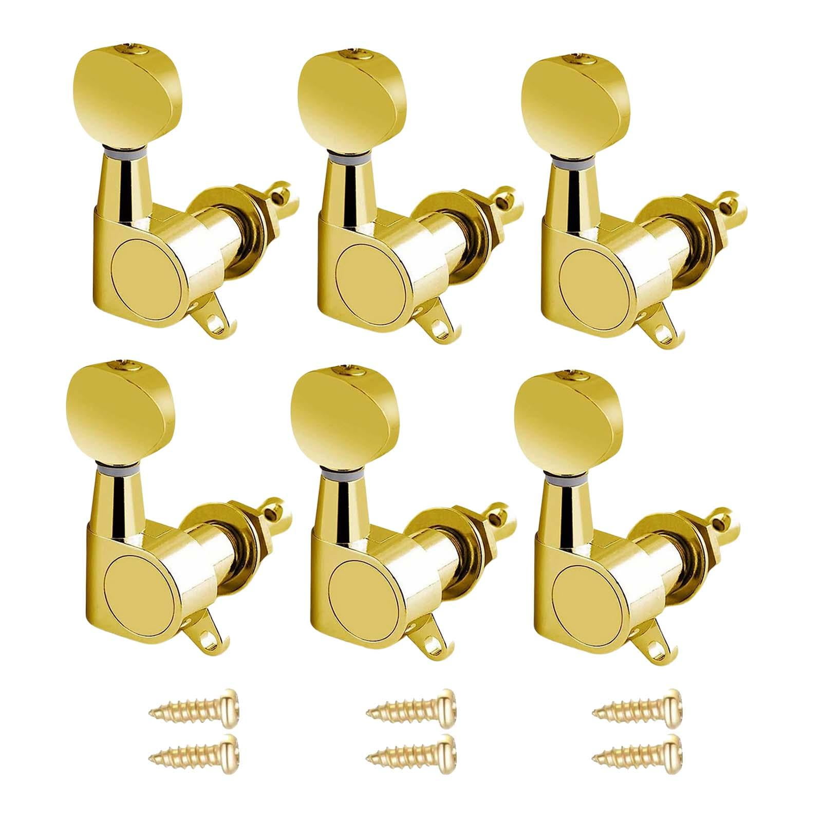 Bothyi - 6x Clavijas De Afinación De Guitarra Clavijas De Cuerda Selladas Para Guitarras Clásicas Guitarra Eléctrica Aureate 6r