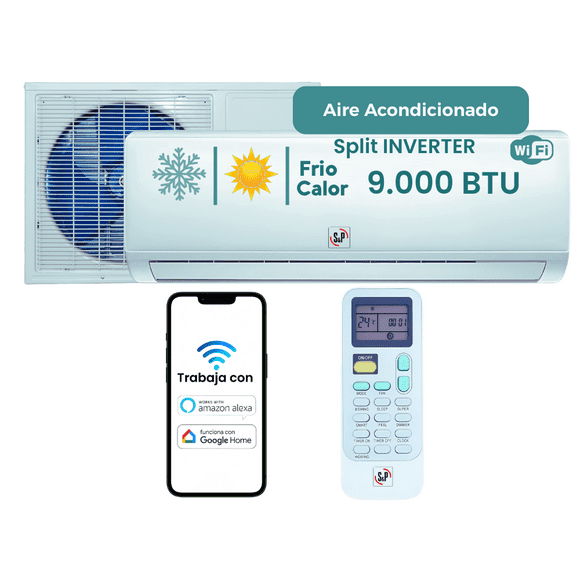 Aire Acondicionado Soler & Palau 9000 btu Inverter Wifi R32