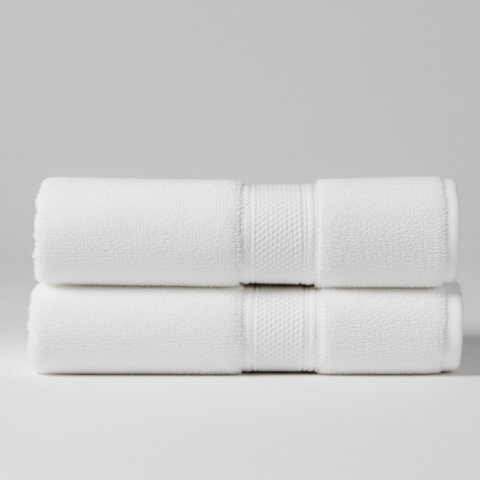 Pack 2 Toallas De Baño Algodón 135X70 Chiteco Classic Suave Color Blanco