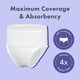 thumbnail image 2 of Ropa interior desechable Rael para mujer de algodón orgánico S-M, 2 of 9