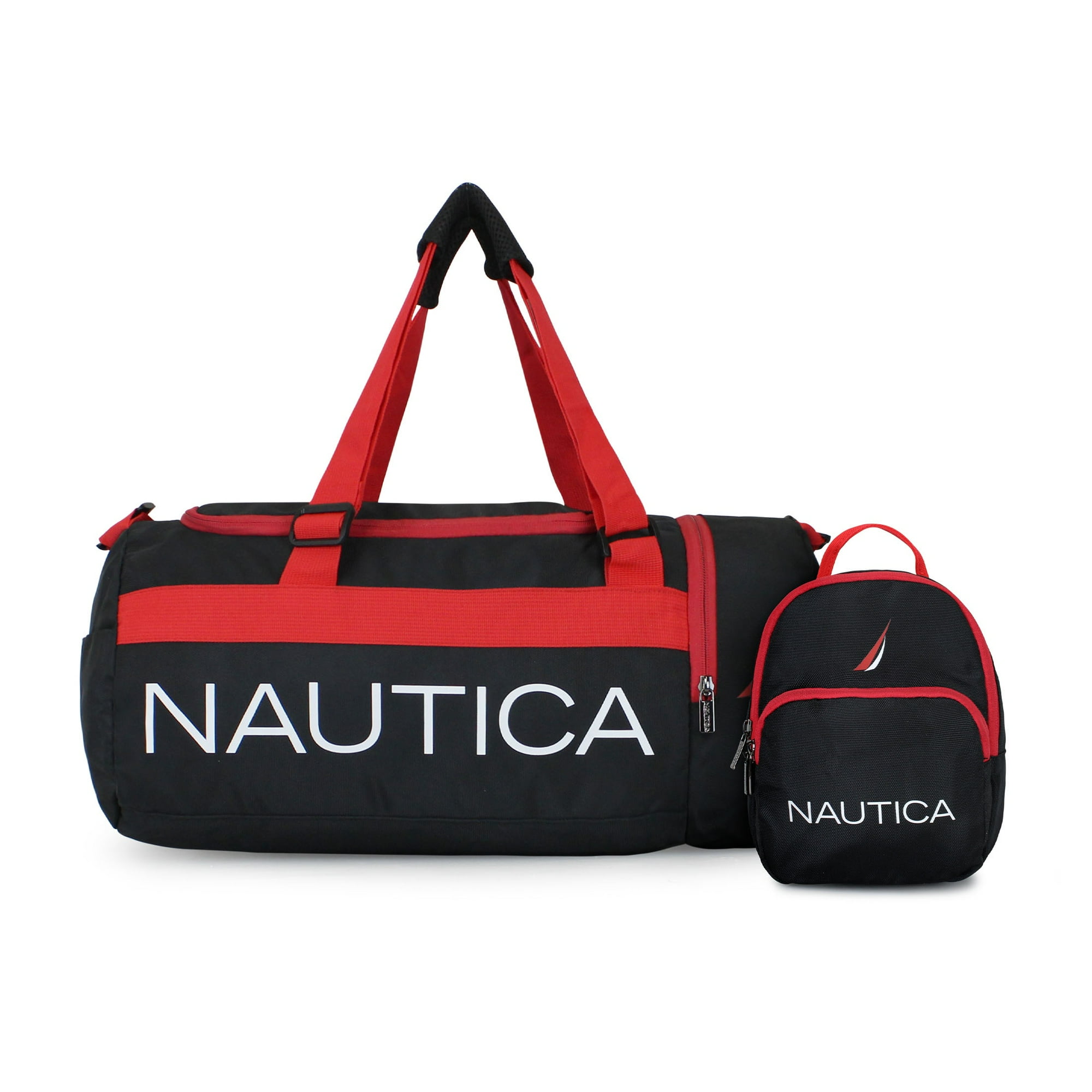 Nautica - Pack Bolso Valar Negro + Mini Mochila Parvus Negro