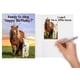 thumbnail image 4 of Tarjeta de cumpleaños divertida con caballo – CardFool, 4 of 6