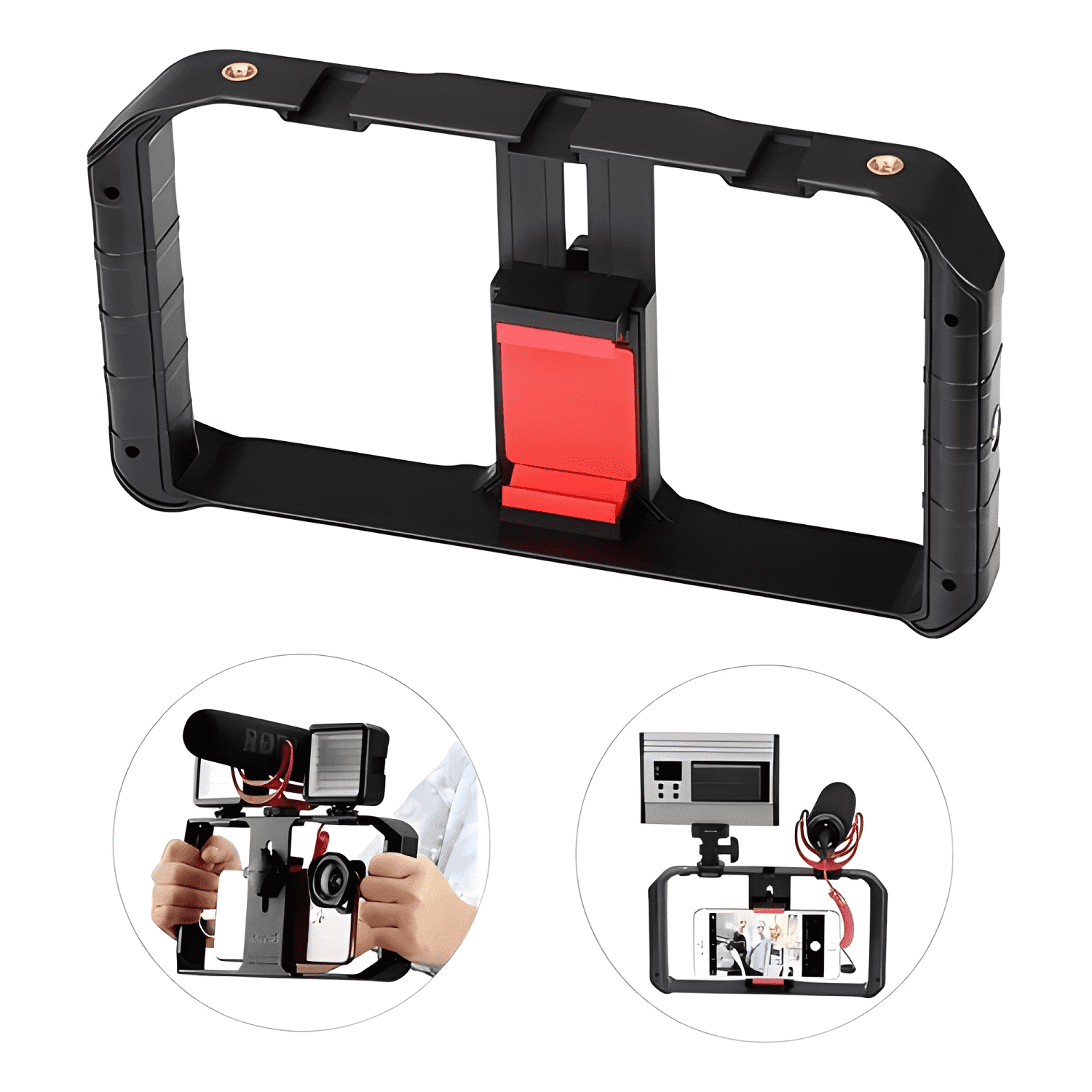 Genérico - Estabilizador De Celular Soporte Smartphone Steadycam Negro
