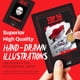 thumbnail image 5 of Scratch Off Cards Premium, las 50 mejores películas de terror, regalos de terror, 5 of 7