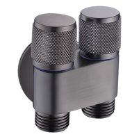 Bothyi - Válvula Divisora De Agua Divisora De Salida De Válvula De Control Doble 1 En Dos Salidas Para Inodoro Gris