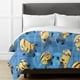 thumbnail image 2 of Minions Bedding Sets Cartoon Duvet Cover Lightweight 3 Piece Bet Sets for Kids Boys Girls, 2 of 5